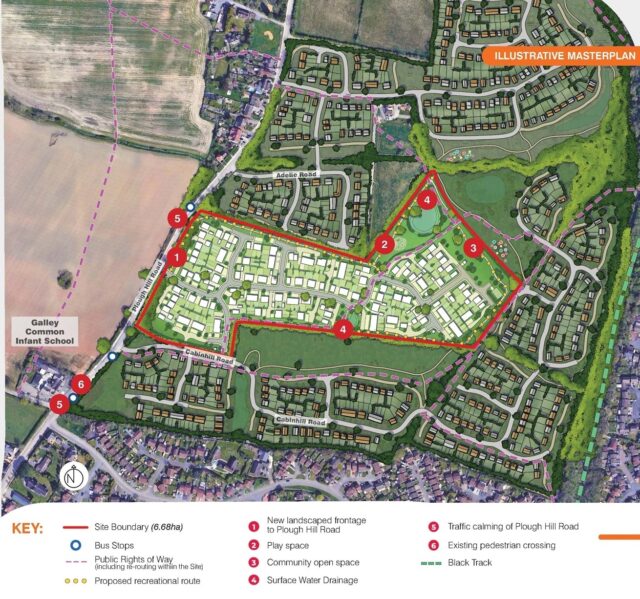 Plough Hill Road illustrative masterplan resized